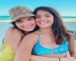 She is very close to her family including two younger sisters. She has posted pictures with them on her social media.